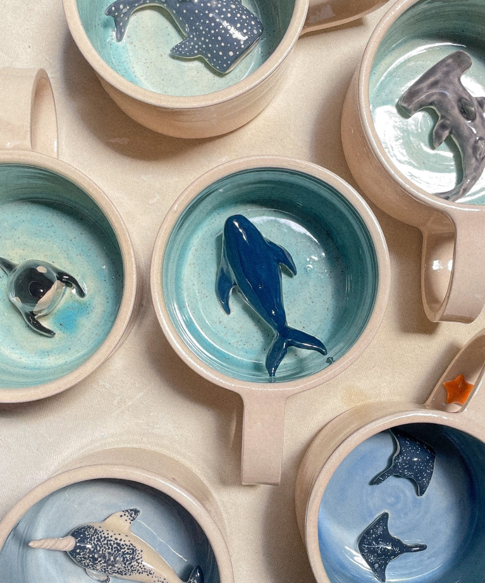 Taza Ballena azul